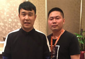 广州新宝GG与明星合影